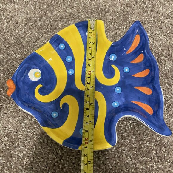 Decorative Colorful Fish Plate - Picture 6 of 6